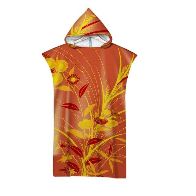 Poncho bain femme clearance