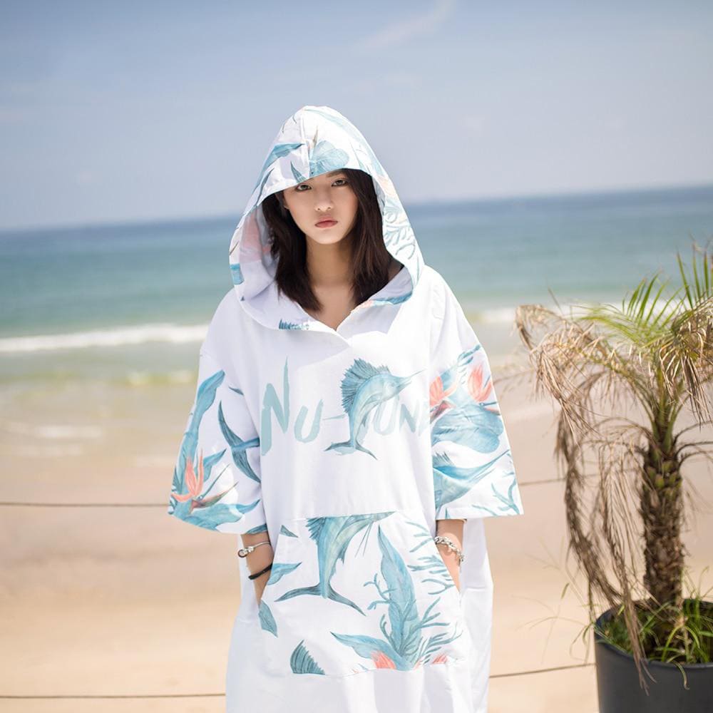 Surf poncho hoodie