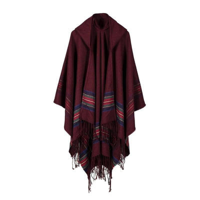 Poncho à capuche femme - Poncho-Boutique