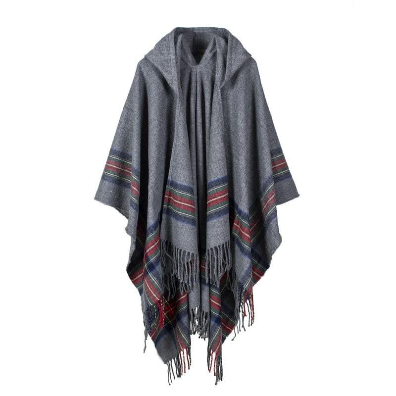 Poncho à capuche femme - Poncho-Boutique