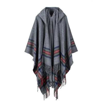 Poncho à capuche femme - Poncho-Boutique