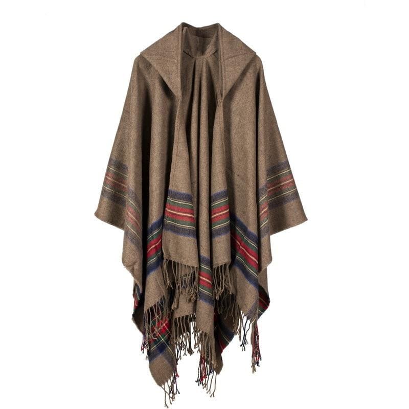 Poncho à capuche femme - Poncho-Boutique