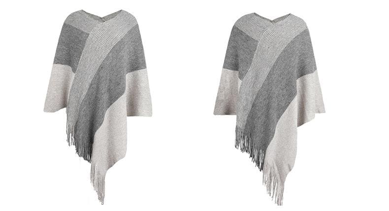 Poncho à franges - poncho-boutique