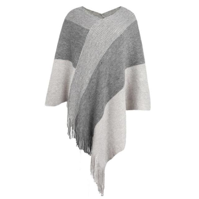 Poncho à franges - poncho-boutique