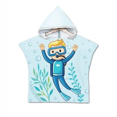 Poncho bain bébé - poncho-boutique