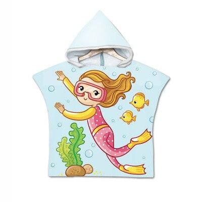 Poncho bain bébé - poncho-boutique