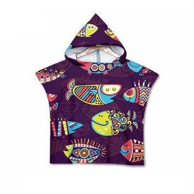 Poncho bain enfant - poncho-boutique