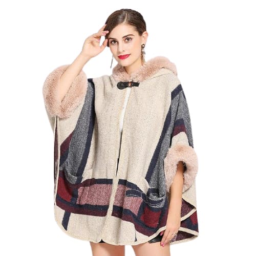 Poncho capuche - Poncho-Boutique