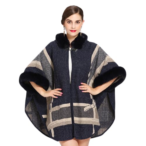 Poncho capuche - Poncho-Boutique