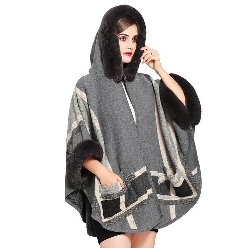 Poncho capuche - Poncho-Boutique