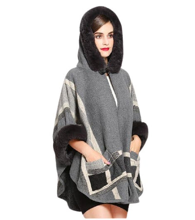 Poncho capuche - Poncho-Boutique