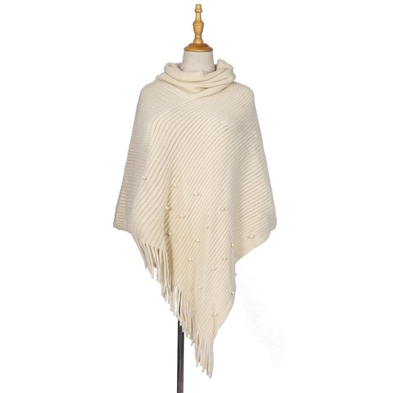 Poncho col boule - Poncho-Boutique
