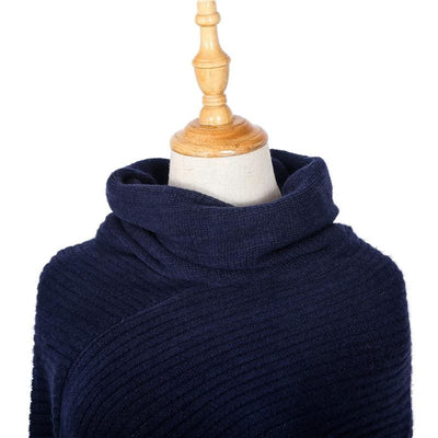 Poncho col boule - Poncho-Boutique