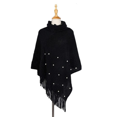 Poncho col boule - Poncho-Boutique