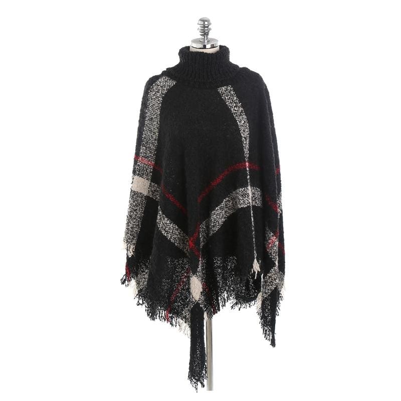 Poncho col roulé - Poncho-Boutique