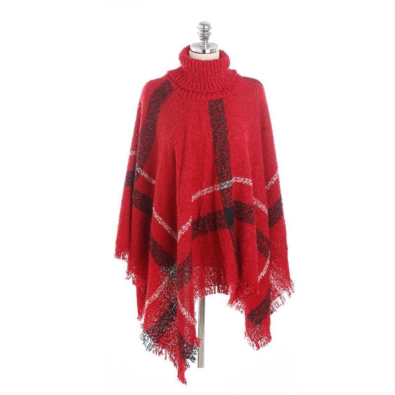 Poncho col roulé - Poncho-Boutique