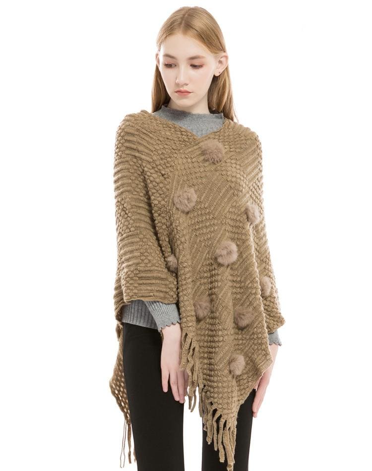 Poncho online femme laine