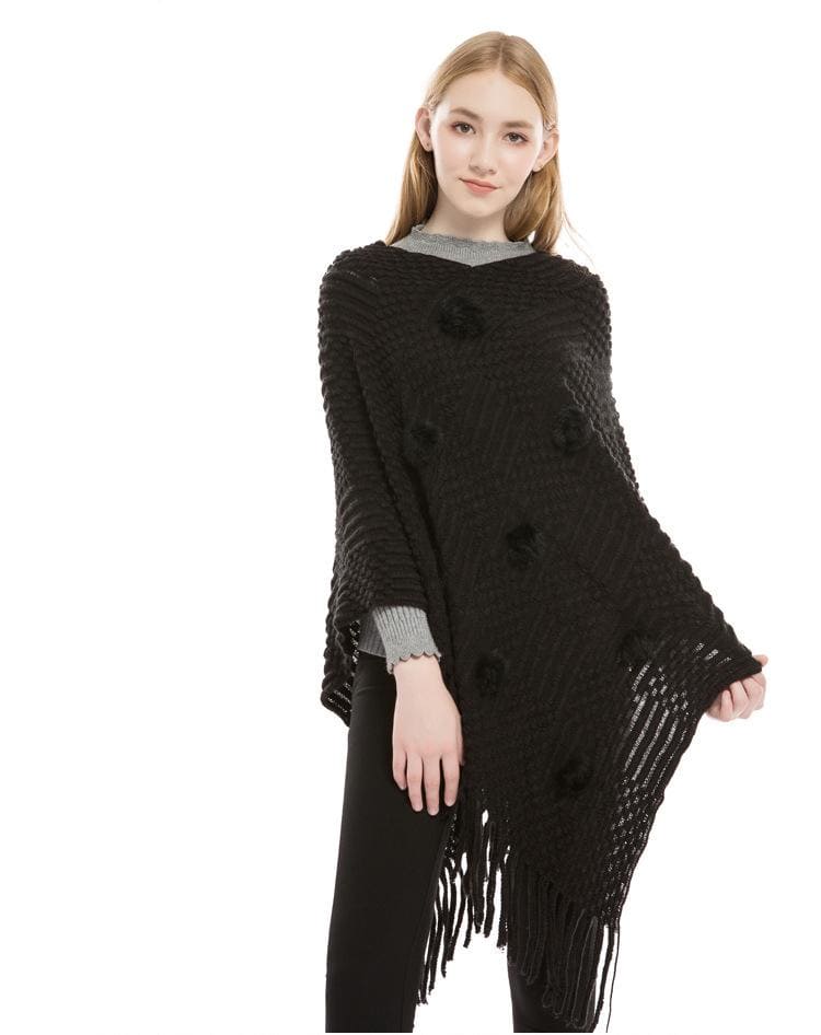 Poncho femme laine - Poncho-Boutique