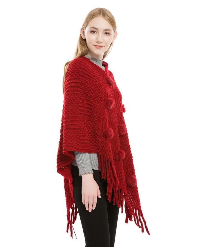 Poncho femme laine - Poncho-Boutique