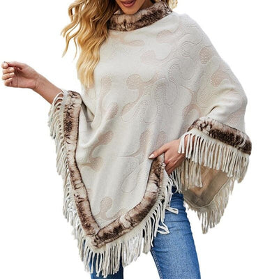 Poncho fourrure femme - poncho-boutique