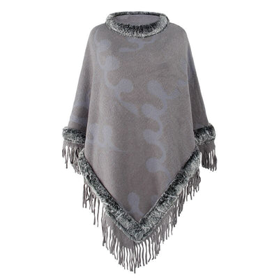 Poncho fourrure femme - poncho-boutique