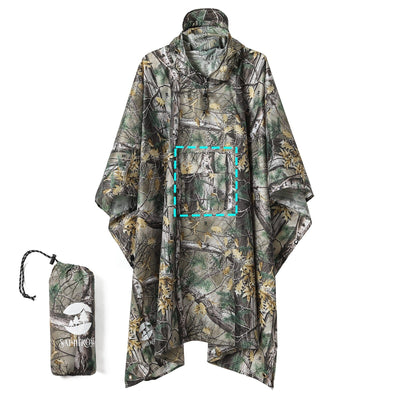 Poncho homme pluie chasse - poncho-boutique