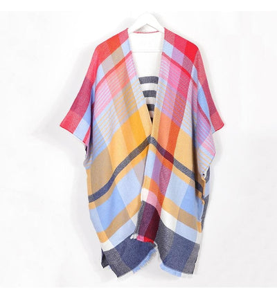 Poncho multicolore femme - Poncho-Boutique