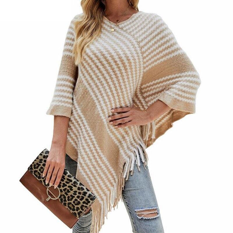 Pull poncho femme - Poncho-Boutique